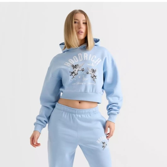 Hoodrich Women's Blue Graphic Hoodie Size Medium NWT - Picture 6 of 9